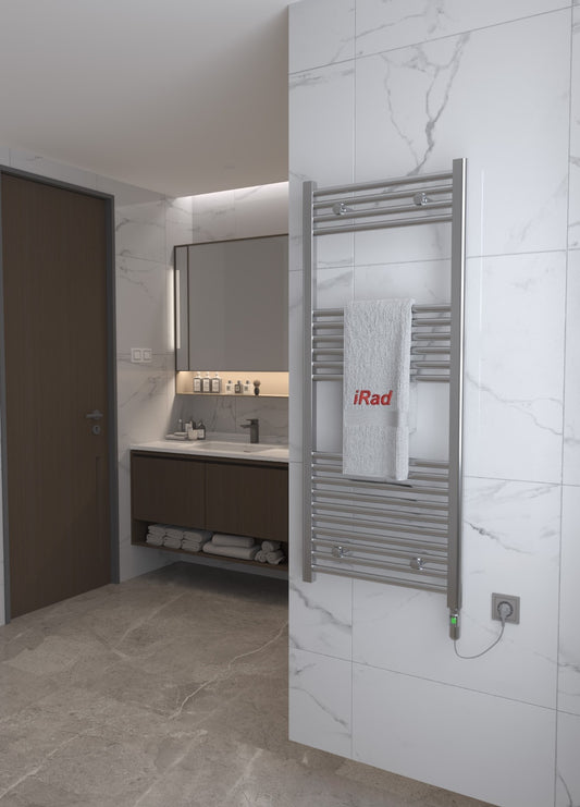 Prima 1200x500 Krom Elektrikli Havlupan - HT ON/OFF 400W
