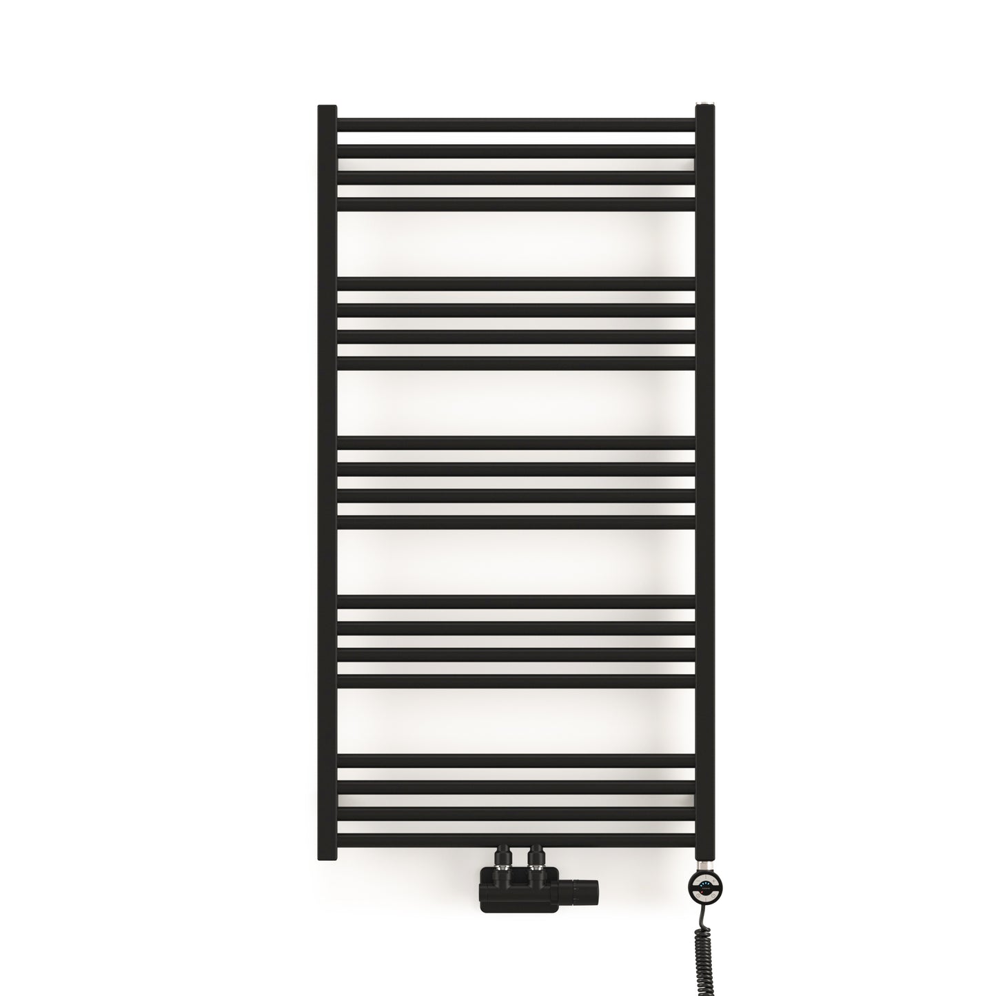 Prima 1200x500 Mat Siyah Elektrikli Havlupan - Terma MOA 400W