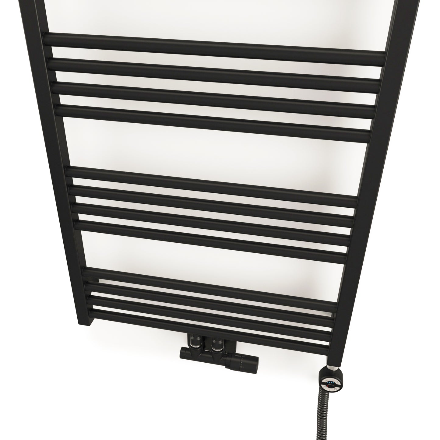 Prima 1200x500 Mat Siyah Elektrikli Havlupan - Terma MOA 400W